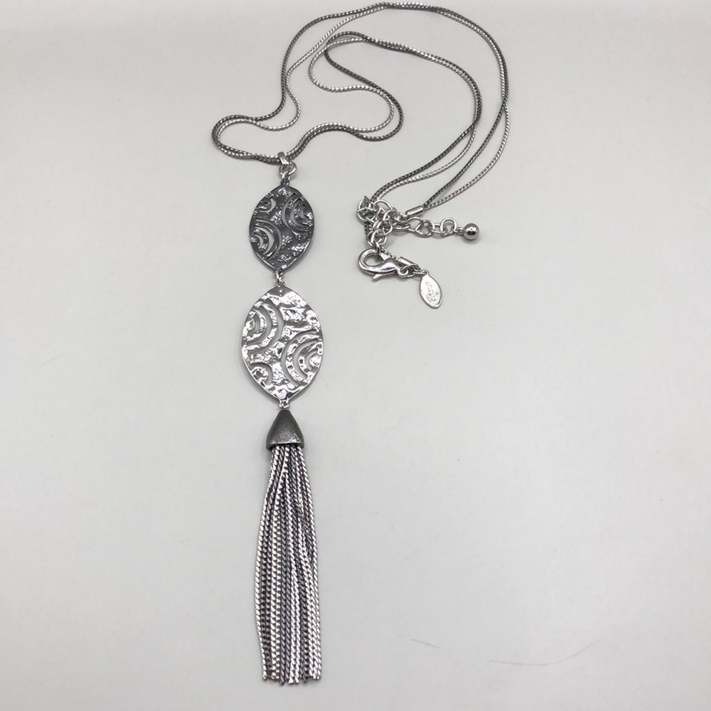 Curated bundle Chico's WHBM layered look trendy statement necklaces lot 2 - Picture 6 of 8